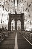  Brooklyn Brücke in Schwarz und Weiß