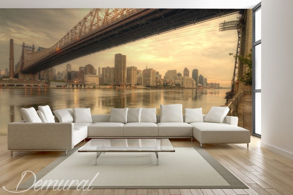 Die Sofas von New York Fototapeten Brücken Fototapeten Demural
