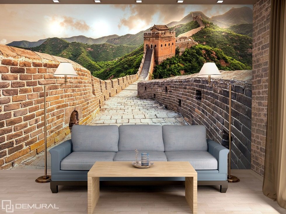 An der Chinesischen Mauer Fototapeten orientalische Fototapeten Demural