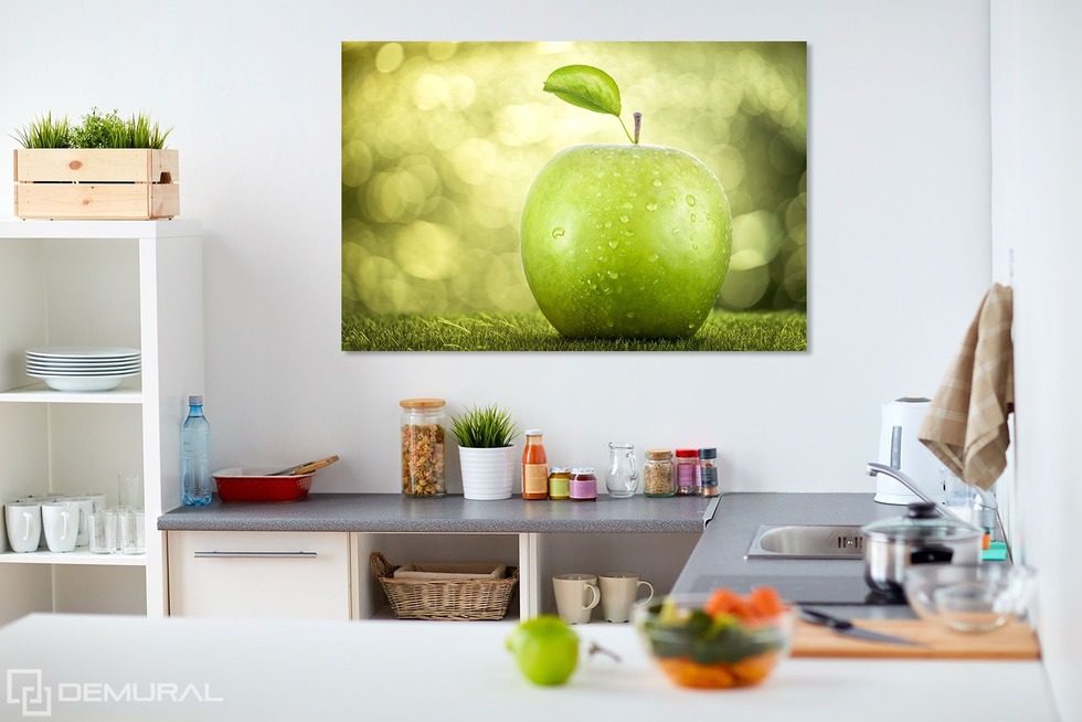 Die Natur dreht sich mit dem Obst Bilder für Küche Bilder Demural