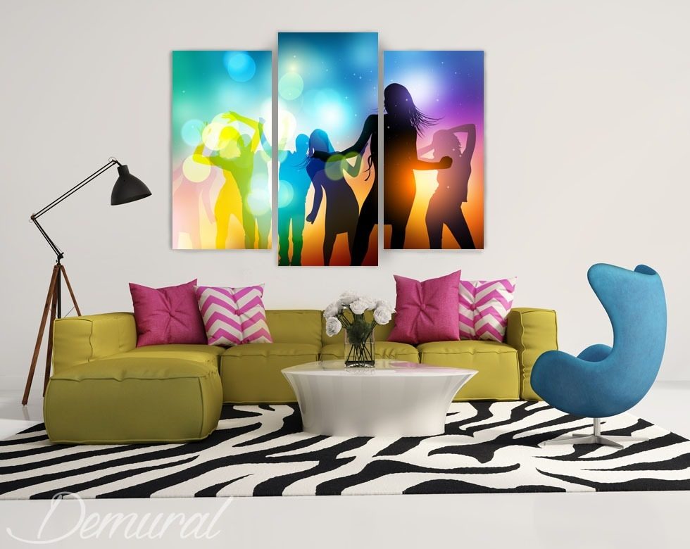 Let's dance Bilder für Wohnzimmer Bilder Demural