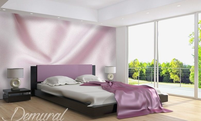 eleganter satin fototapete fur schlafzimmer fototapeten demural